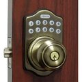 Lockeyusa Lockey Electronic Digital Door Lock E-930R Knob Lock, Antique Bronze E-930-R-ABZ